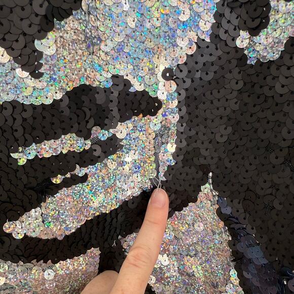 House of Mua Mua Karletto Sequin Maxi Tee Dress - Picture 5 of 9